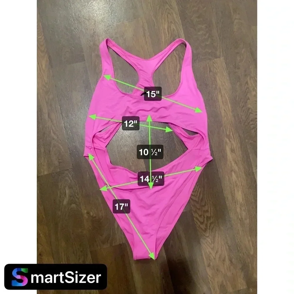 SKIMS Swim Cut Out Monokini in Taffy Pink Size 4X New with Tags